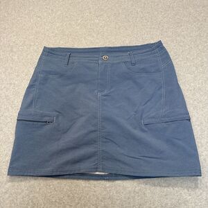 Kuhl Womens Blue Kuhl Kurve Hiking Outdoors Skirt Skort Shorts Lined Size 4